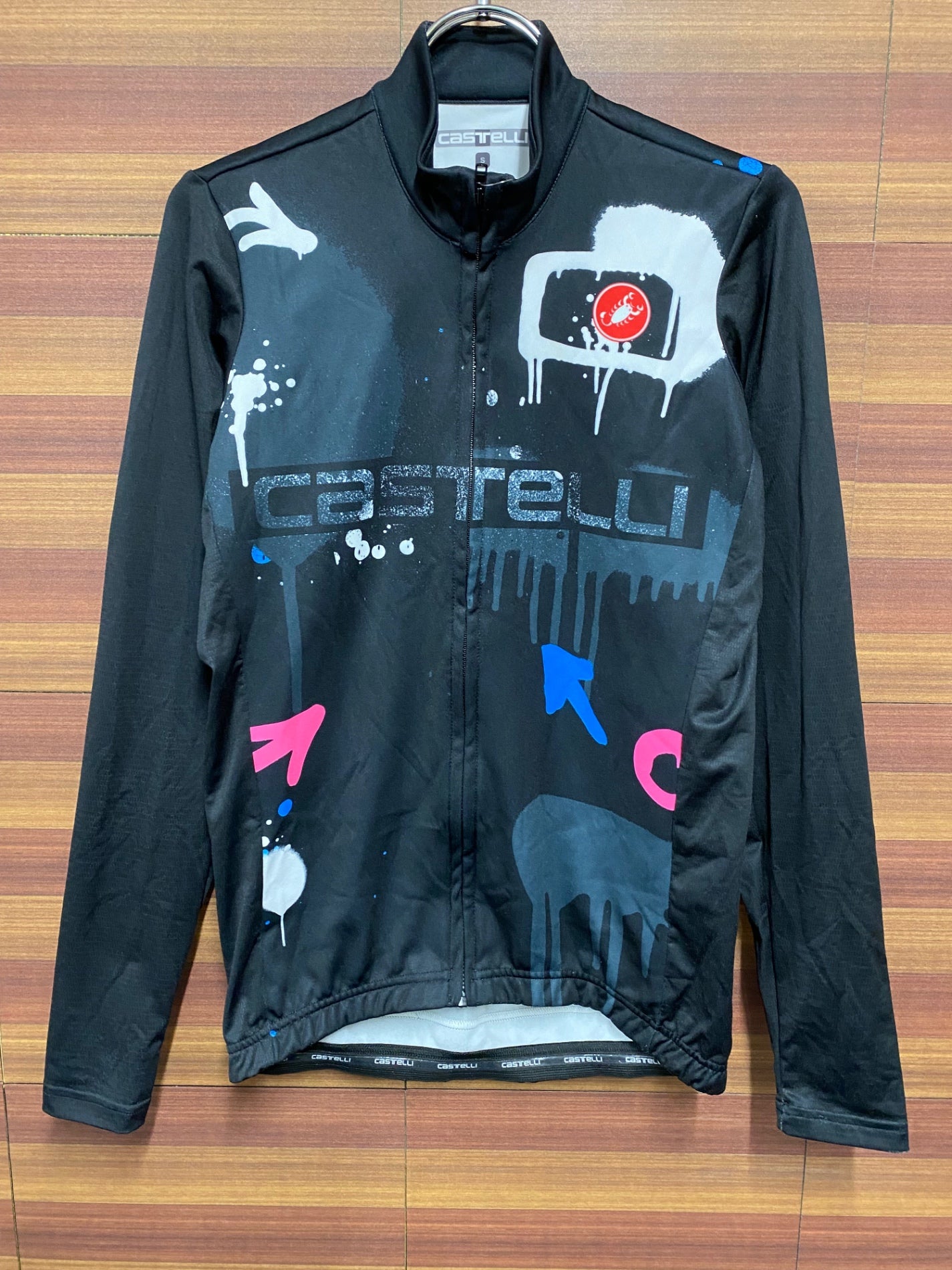 IC852 カステリ CASTELLI GRAFFITI 長袖 サイクルジャージ 黒 S 裏起毛 – BICI AMORE EQ STORE