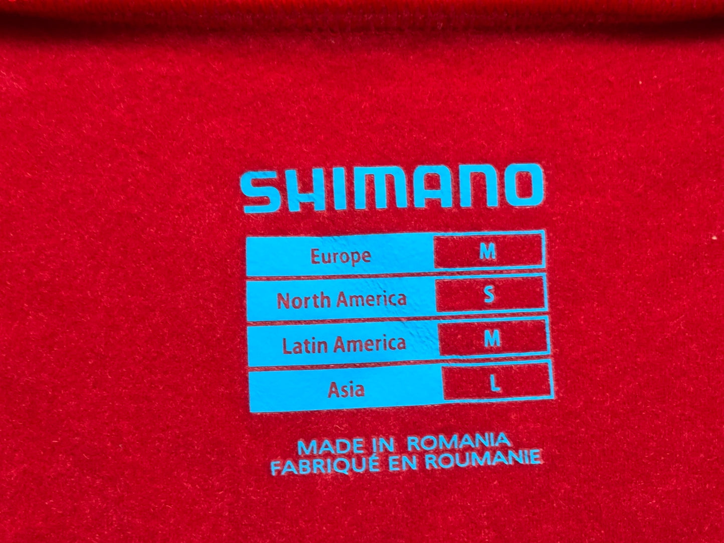 IP113 シマノ SHIMANO 長袖 サイクルジャージ 赤 黒 L 裏起毛