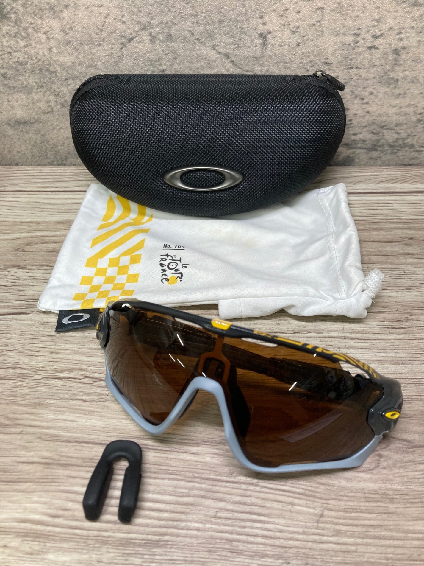 IZ101 オークリー OAKLEY ジョウブレイカー JAWBREAKER サングラス アイウェア ツールドフランス限定 2018 ※レンズ非純正、傷、塗装欠け、錆あり