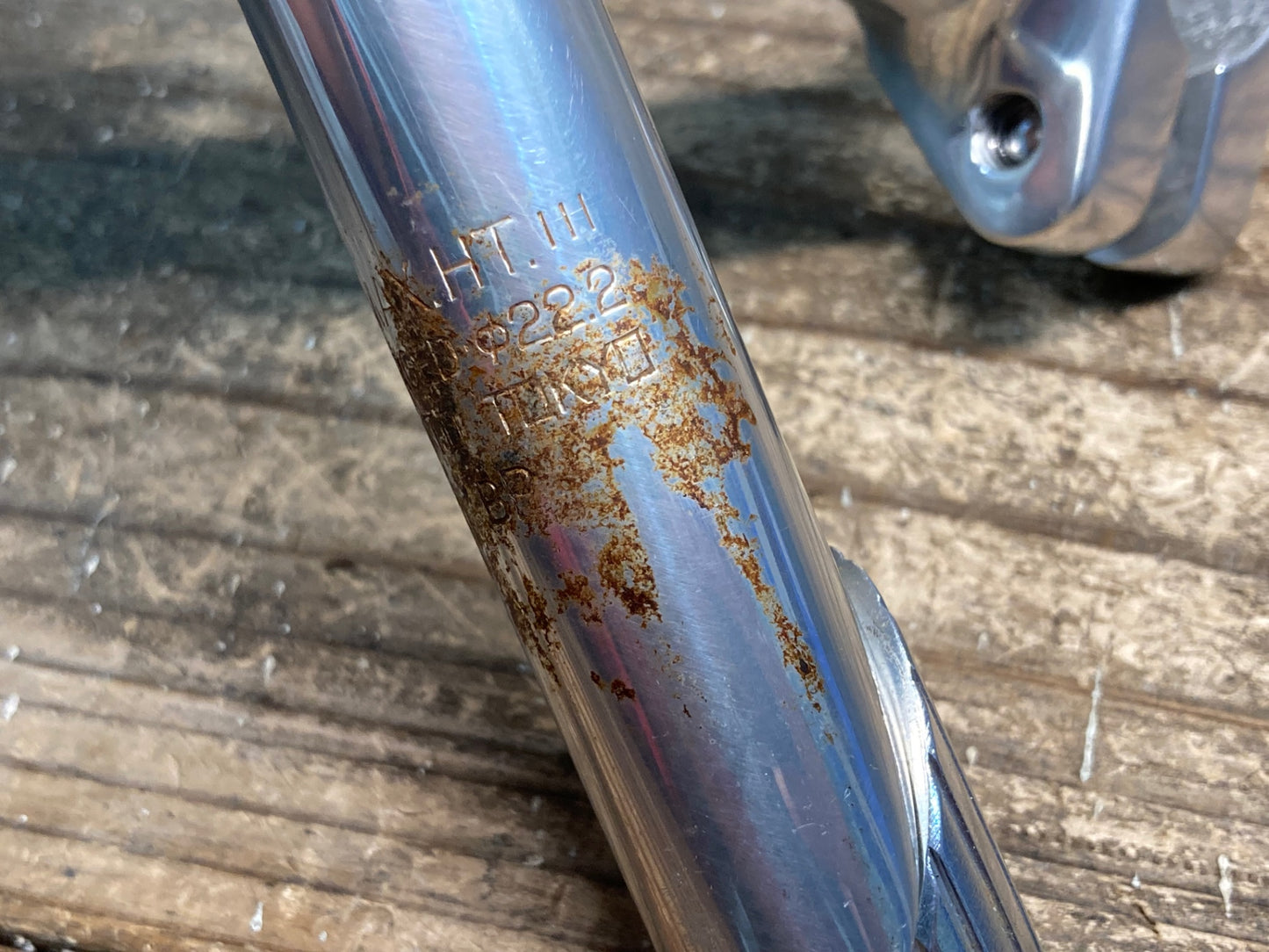 IX011 日東 NITTO NJS スレッドステム 100mm ハンドルクランプΦ25.4 Φ22.2