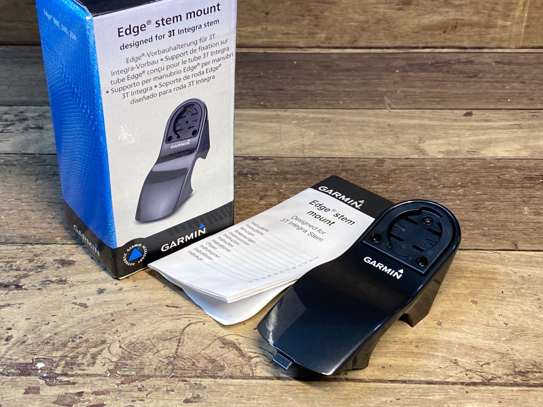 Garmin Edge ステムマウント と 3T Integraステム