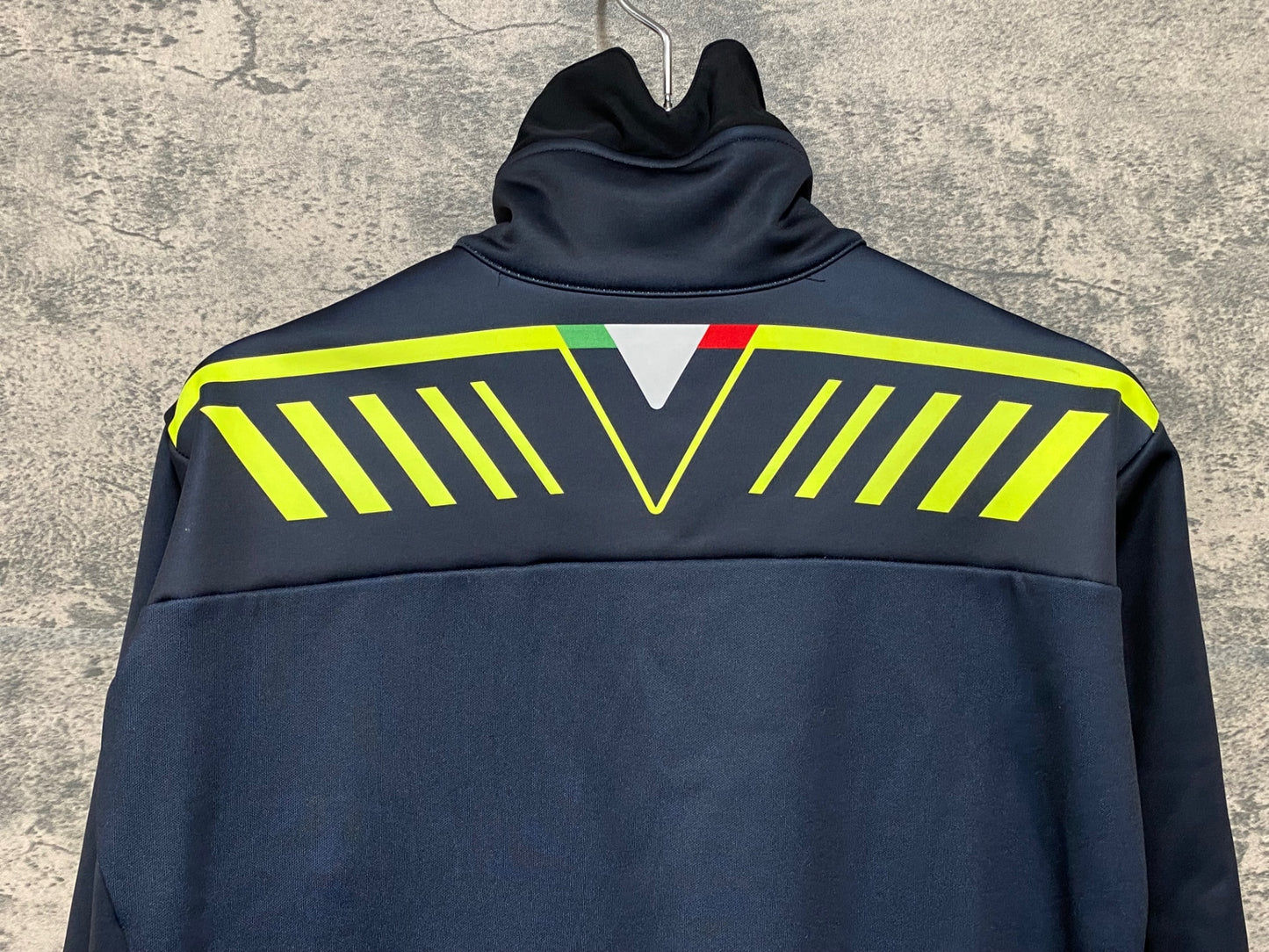 IX585 カステリ CASTELLI 長袖 サイクルジャージ 紺 L 裏起毛