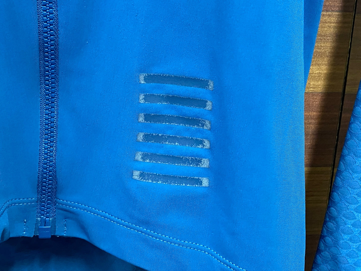 IP680 ラファ Rapha PRO TEAM LS AERO JERSEY 長袖サイクルジャージ 青 M 裏起毛 ほつれ