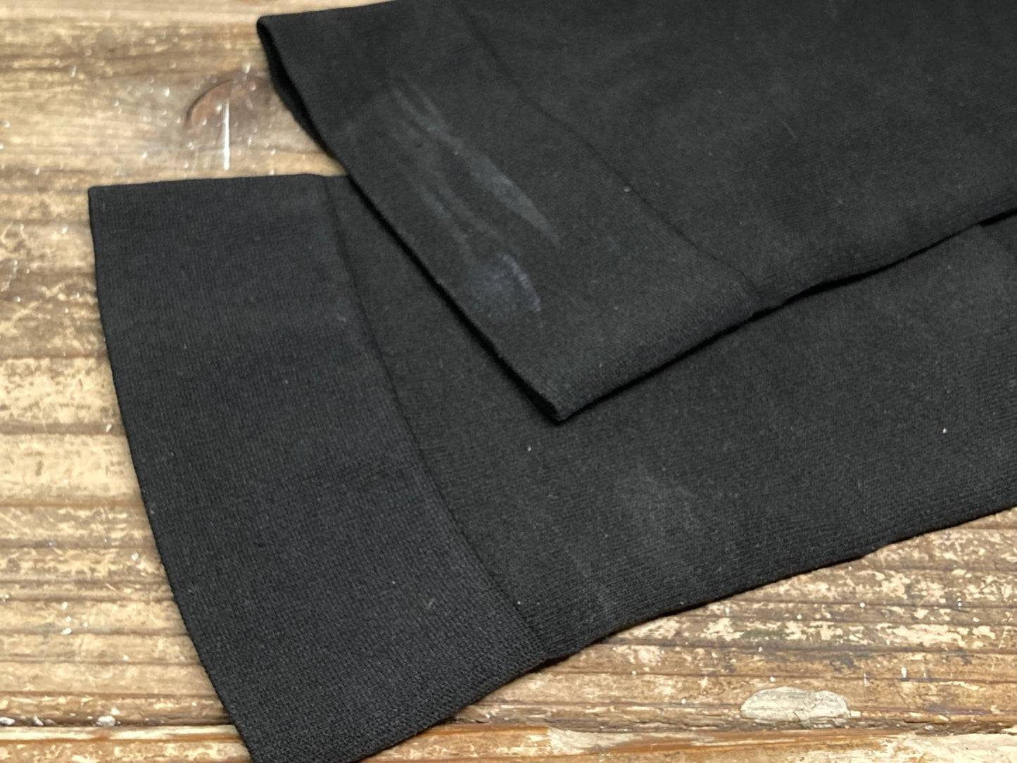 IQ704 アソス Assos KNEE WARMER P1 ニーウォーマー 黒 Ⅰ ※汚れ