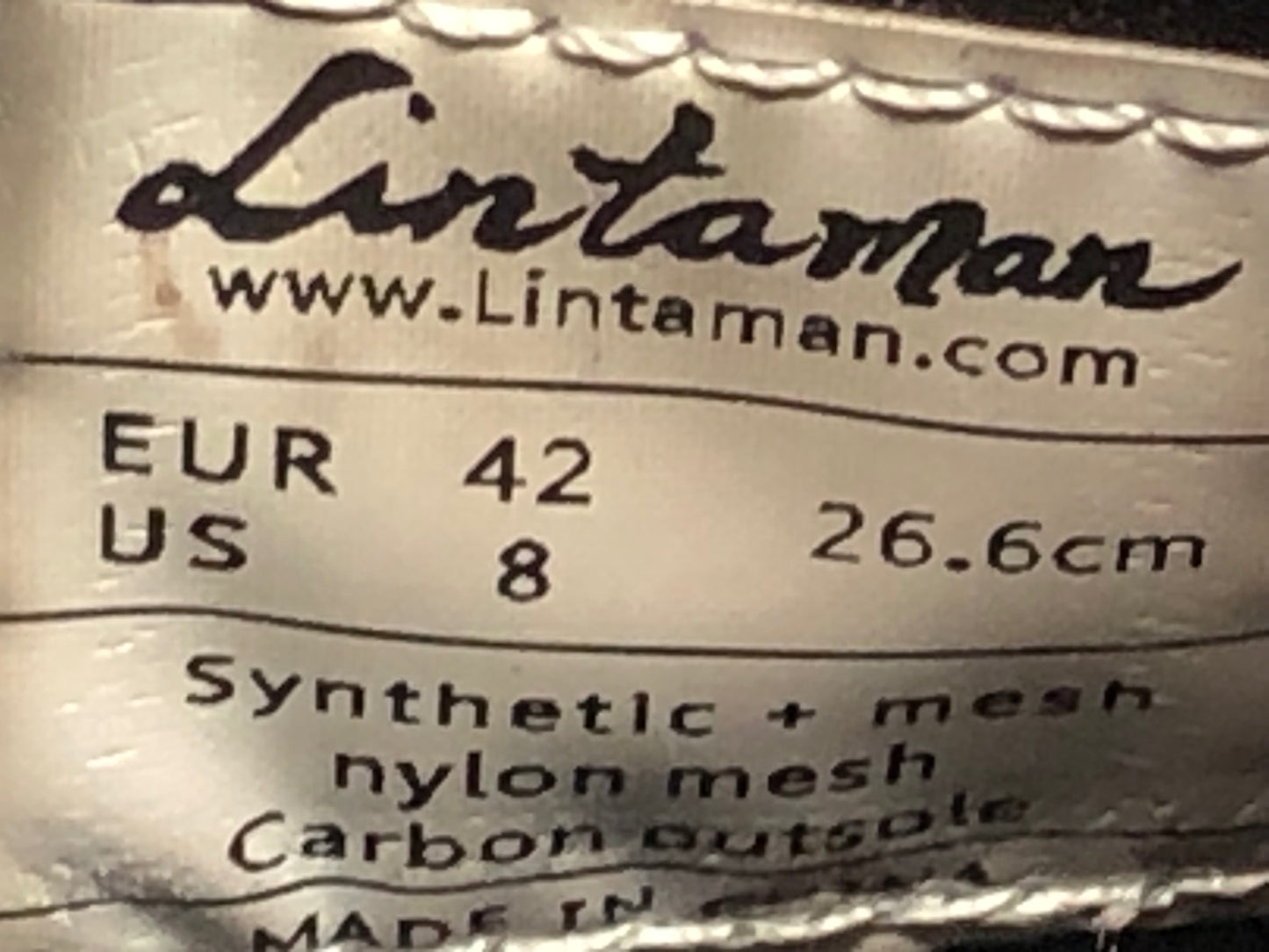 IU829 リンタマン Lintaman ADJUST ビンディングシューズ SPD-SL 赤 EU42