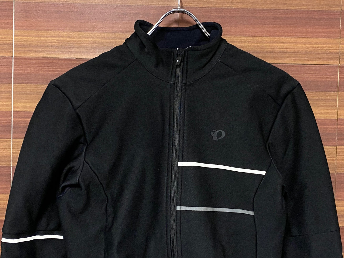 IR638 パールイズミ PEARL iZUMi 長袖サイクルジャケット 黒 MEN'S L 裏起毛 赤タグ