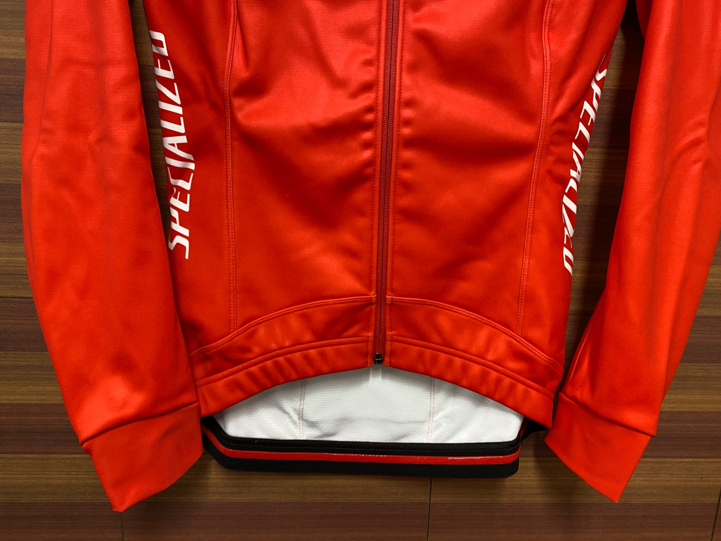 HX540 スペシャライズド SPECIALIZED レディース 裏起毛 長袖 サイクルジャケット 赤 L