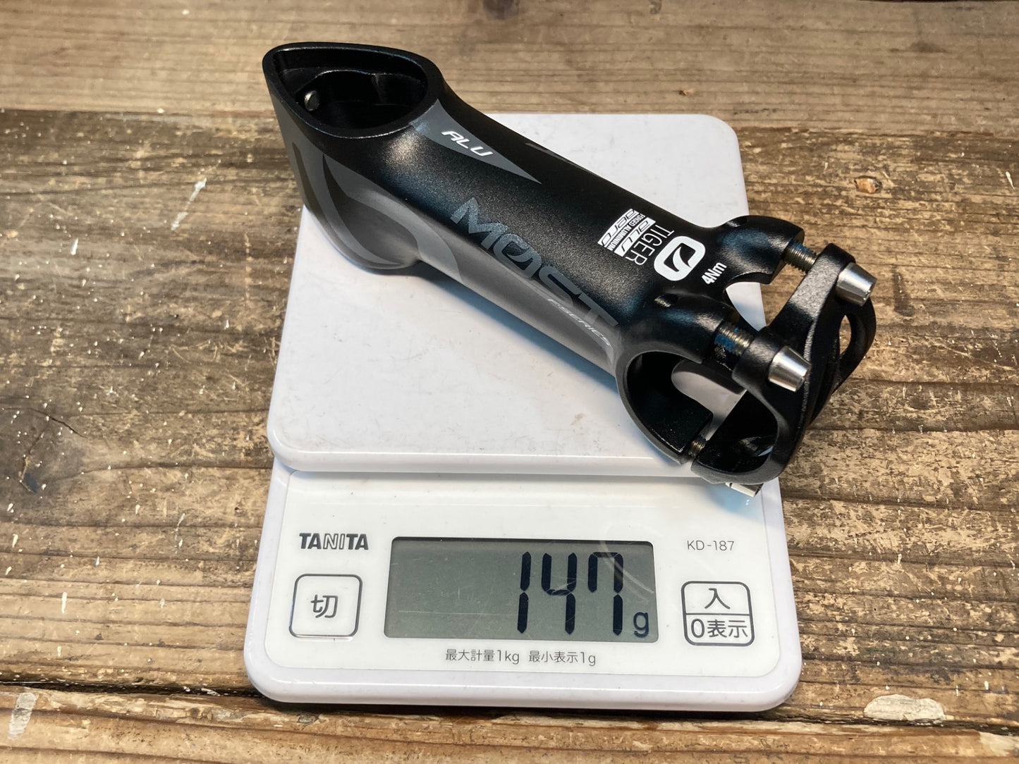 IR541 モスト MOST TIGER ALU AERO F-SERIES ステム OS Φ31.8 100mm