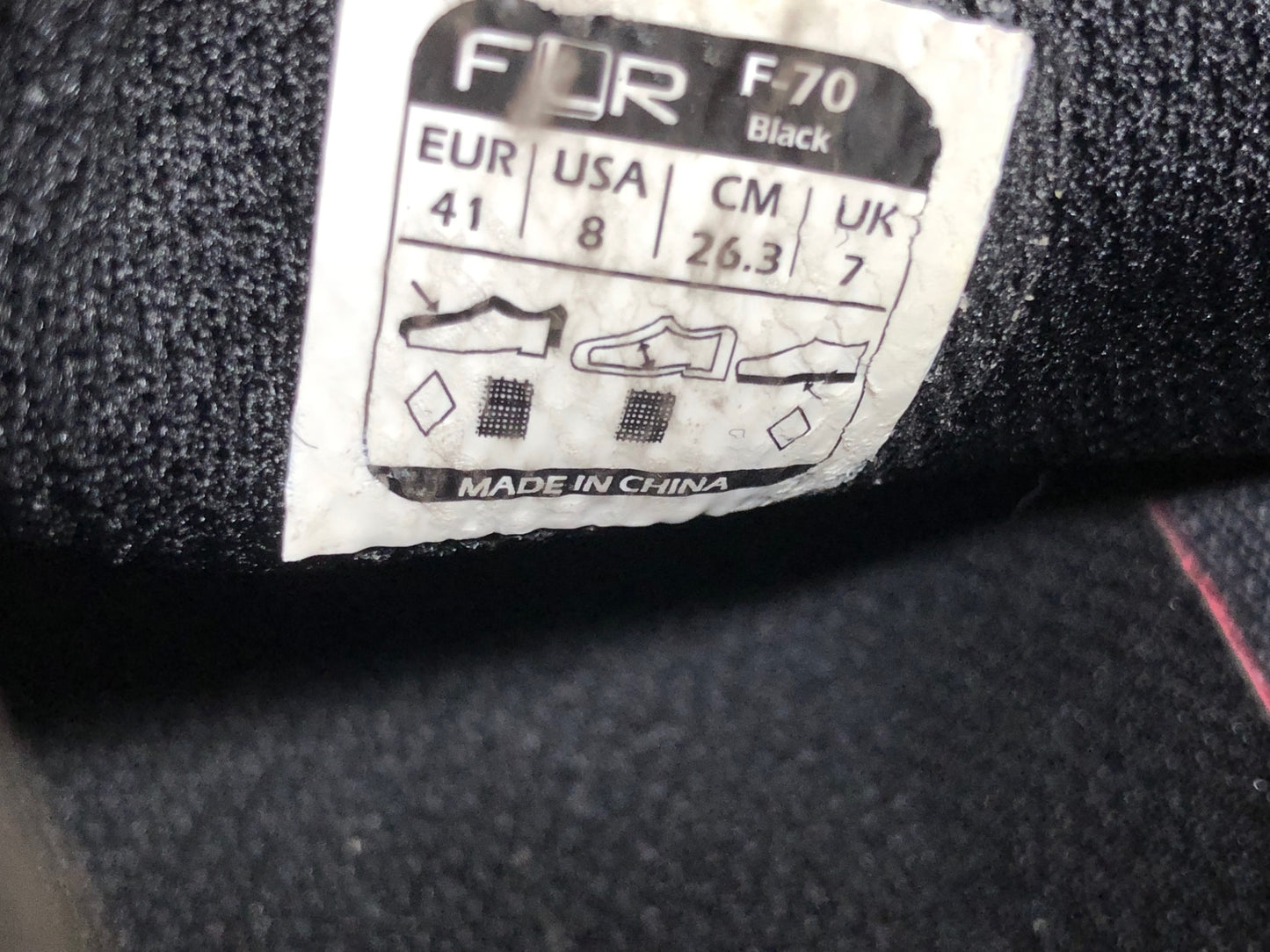 IY839 FLR F70 ビンディングシューズ 黒 EU41 SPD
