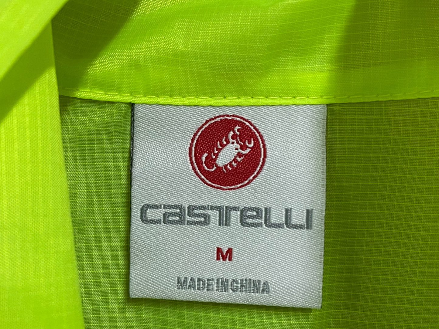 IP934 カステリ CASTELLI 長袖 ウィンドブレーカー 黄 M