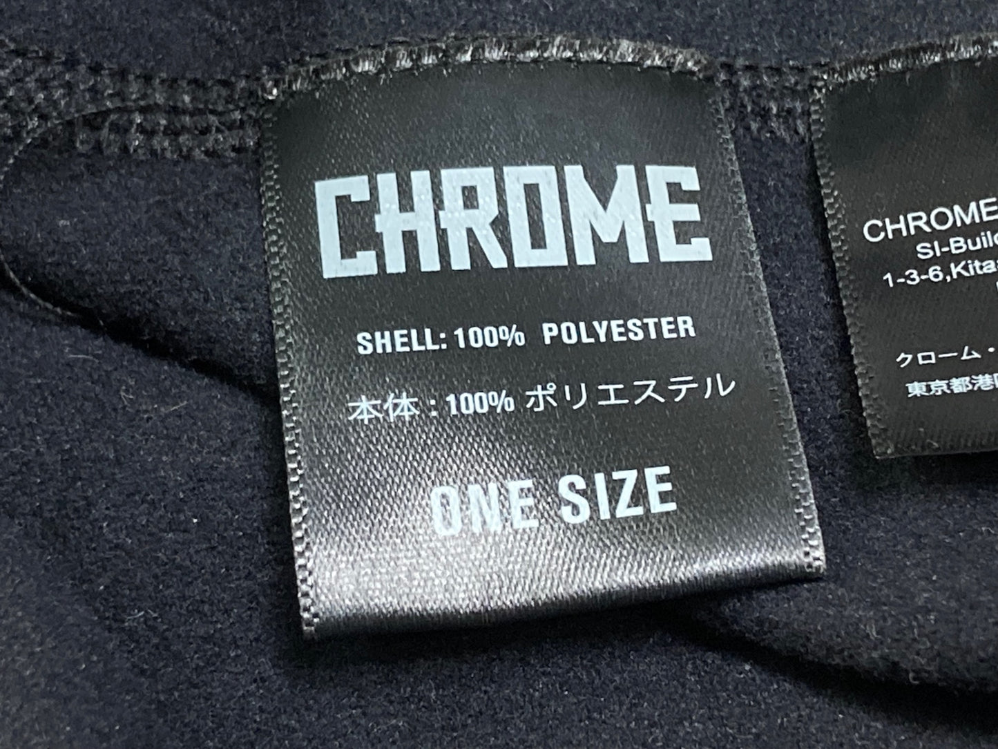 IN952 クローム CHROME ネックウォーマー 黒