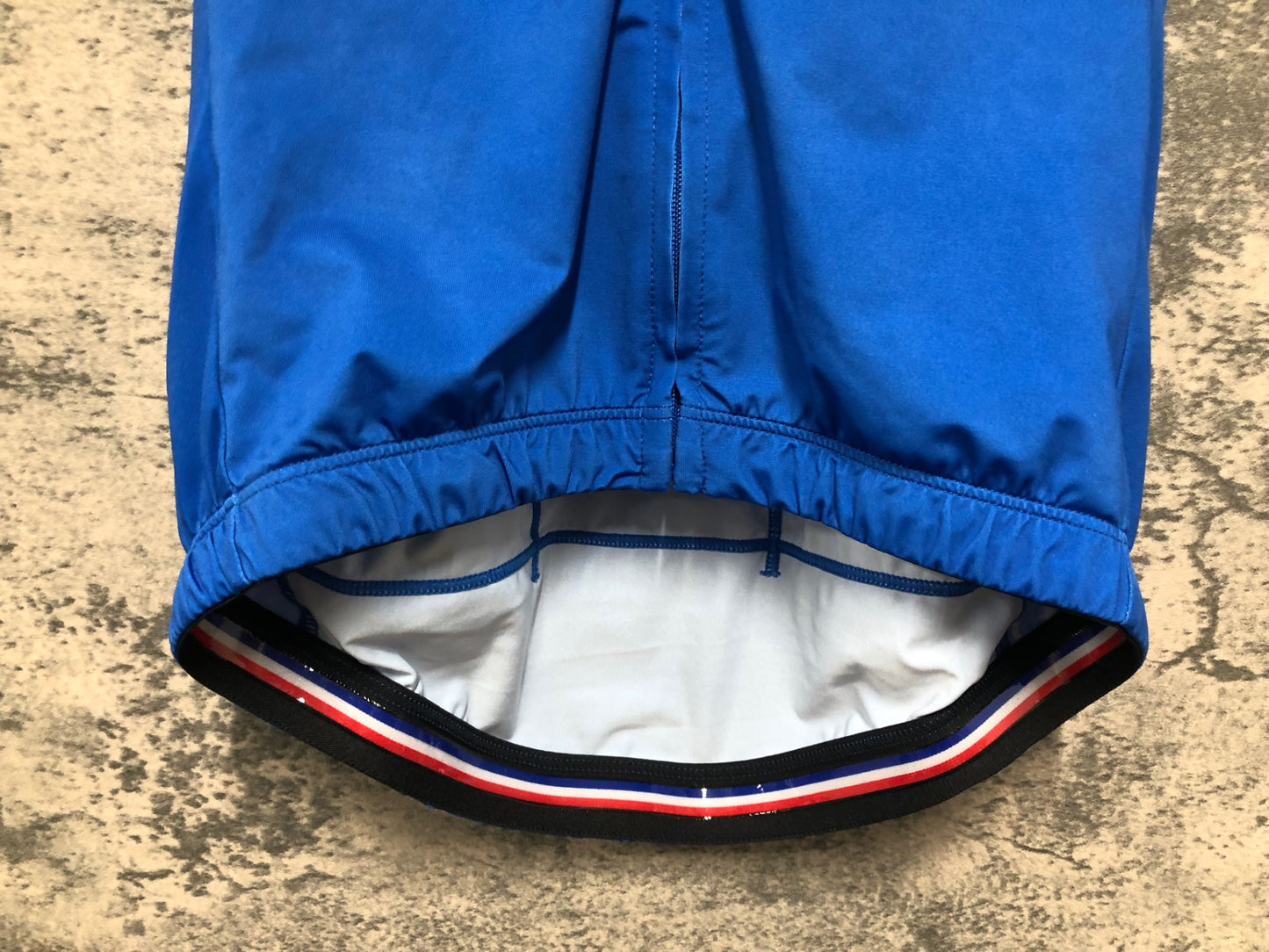 IY170 ルコックスポルティフ le coq sportif 半袖 サイクルジャージ 青 S
