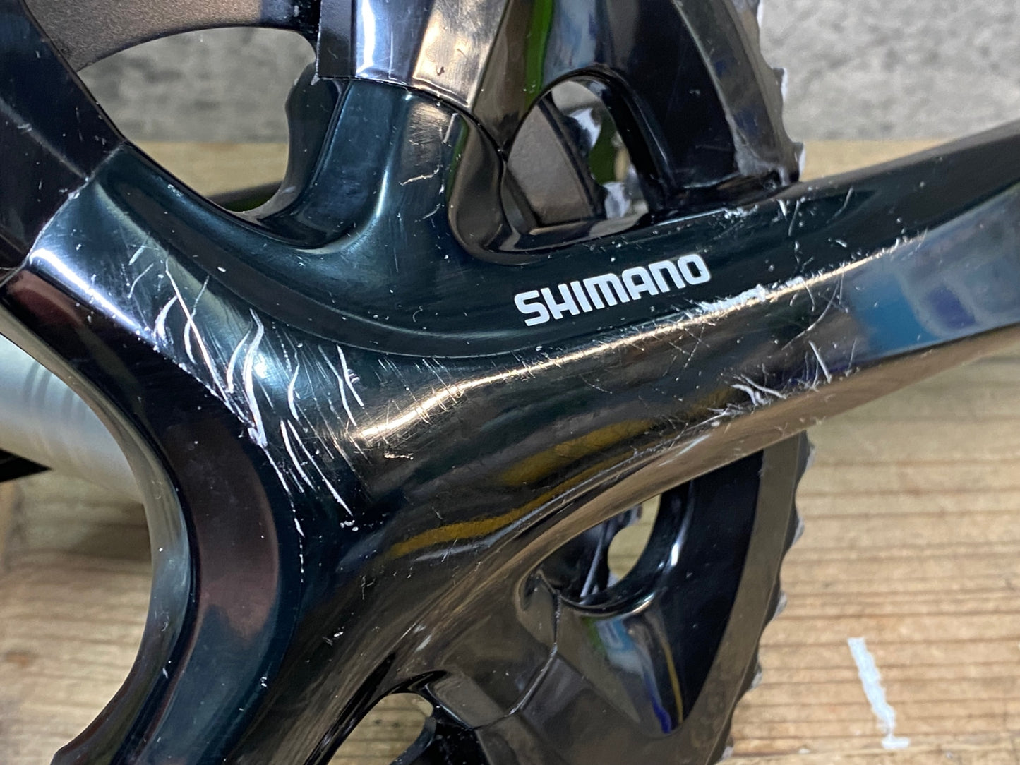 IT196 シマノ SHIMANO FC-RS510 クランクセット 170mm 50/34T ※歯の摩耗強の為ジャンク