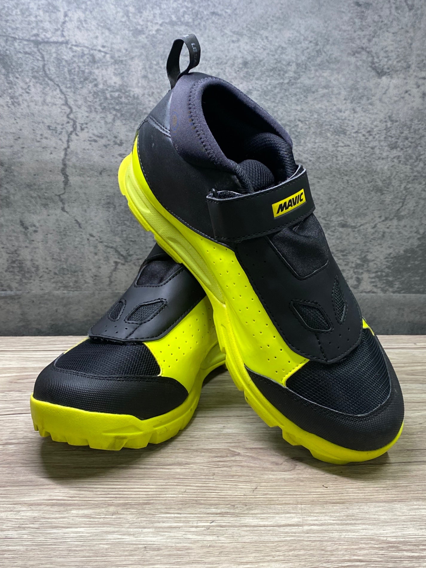 IY809 マヴィック MAVIC DEEMAX ELITE ビンディングシューズ 黒黄 EU42 SPD