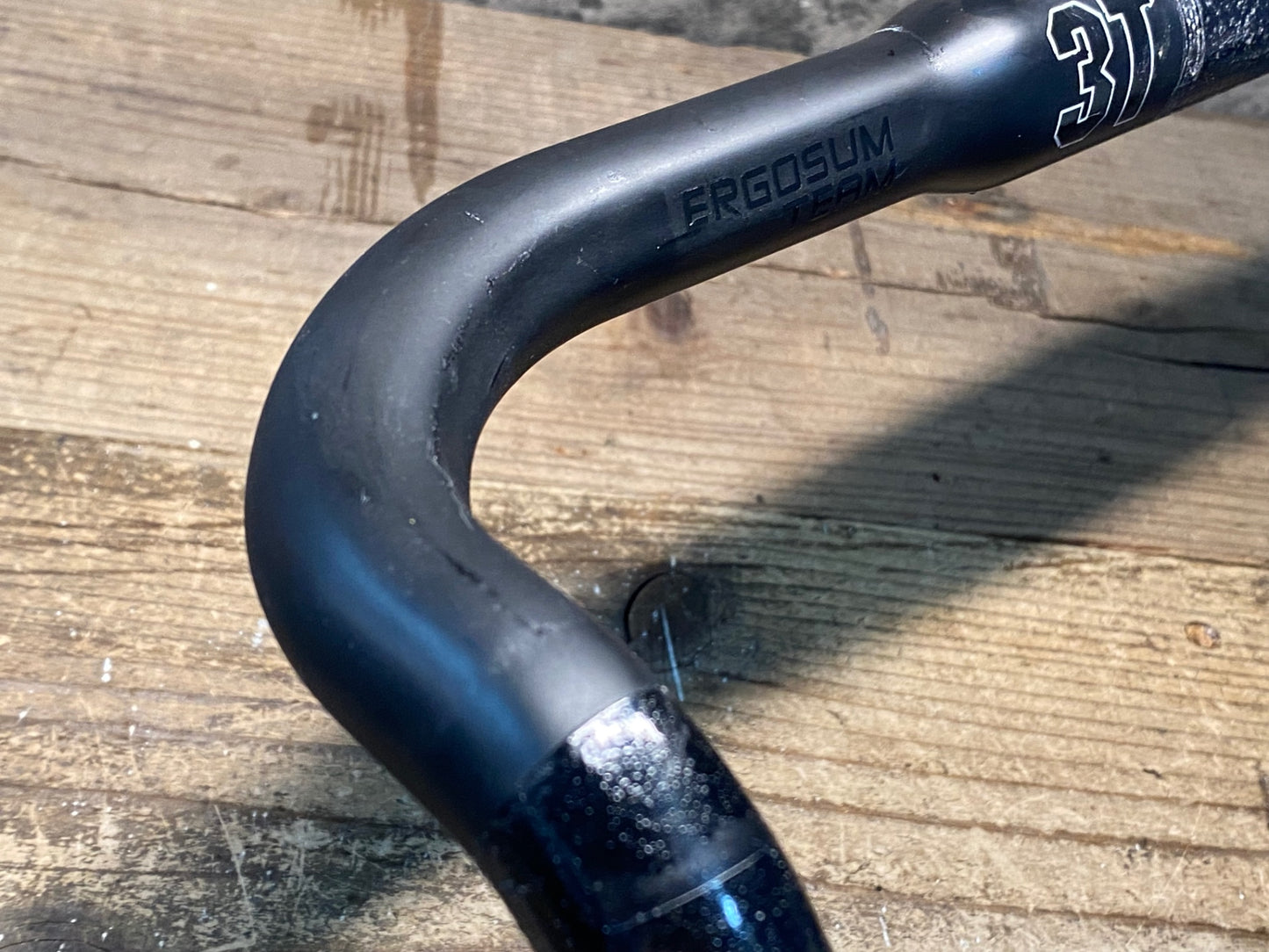 JD593 3T ERGOSUM TEAM カーボン ドロップハンドル ブラケットC-C400mm Φ31.8 OEM