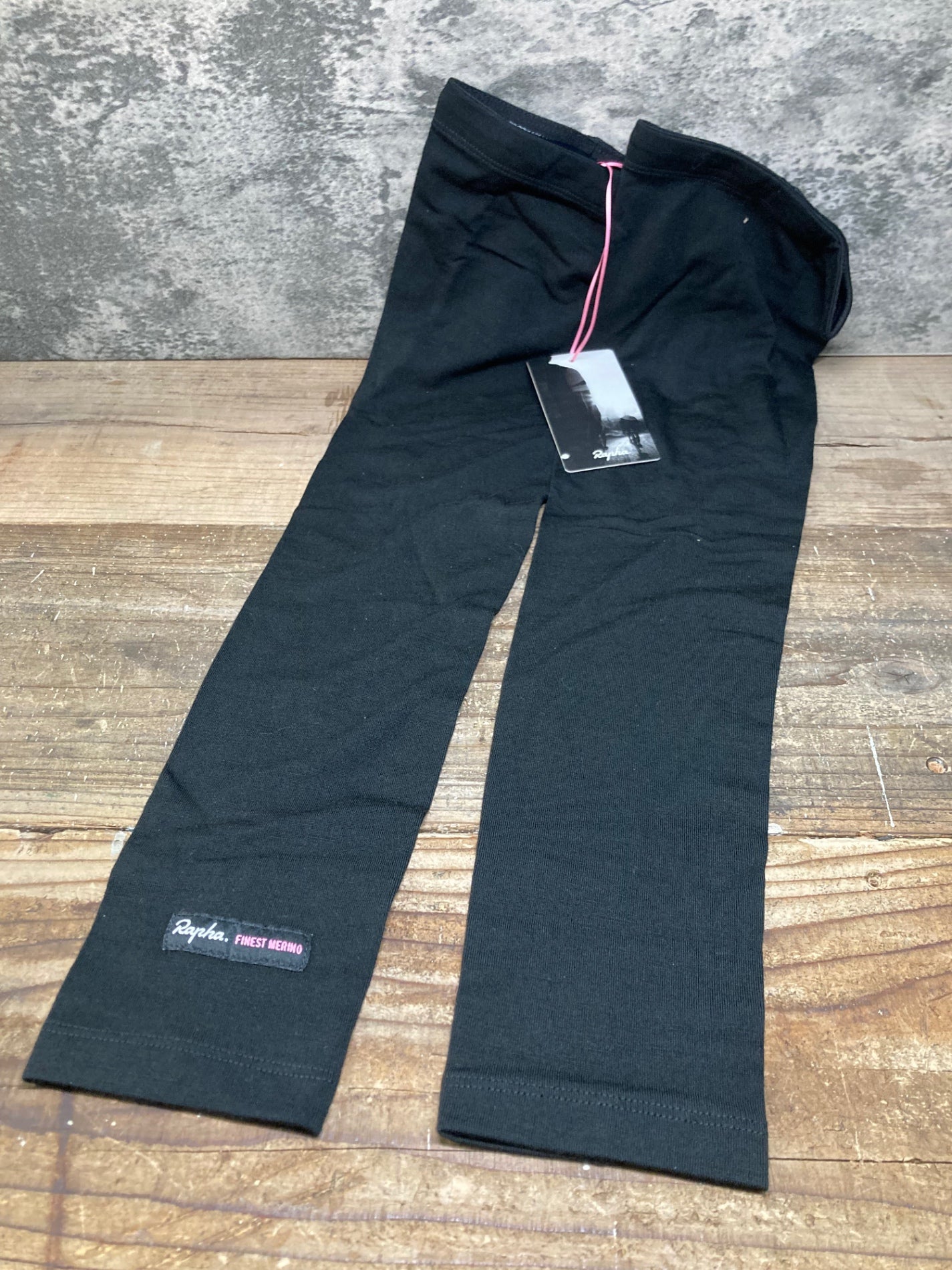 IT936 ラファ Rapha メリノレッグウォーマー MERINO LEG WARMERS 黒 未使用品