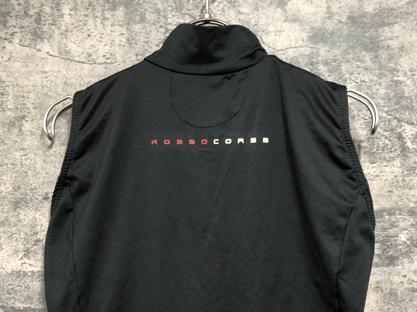 IY192 カステリ CASTELLI ジレ サイクルベスト 黒 S 裏起毛