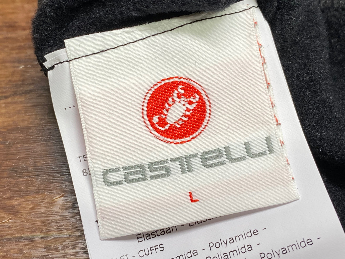 IV867 カステリ CASTELLI THERMOFLEX LEGWARMER レッグウォーマー 黒 L