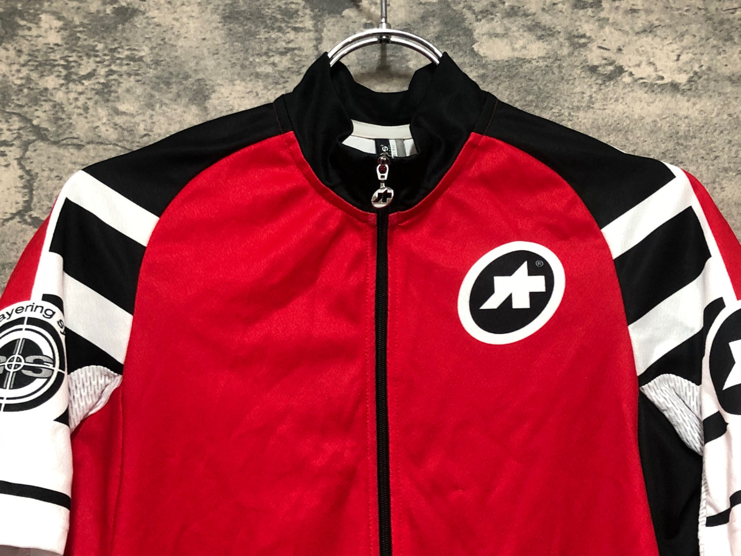 IW801 アソス Assos 半袖サイクルウェア 赤 Sサイズ