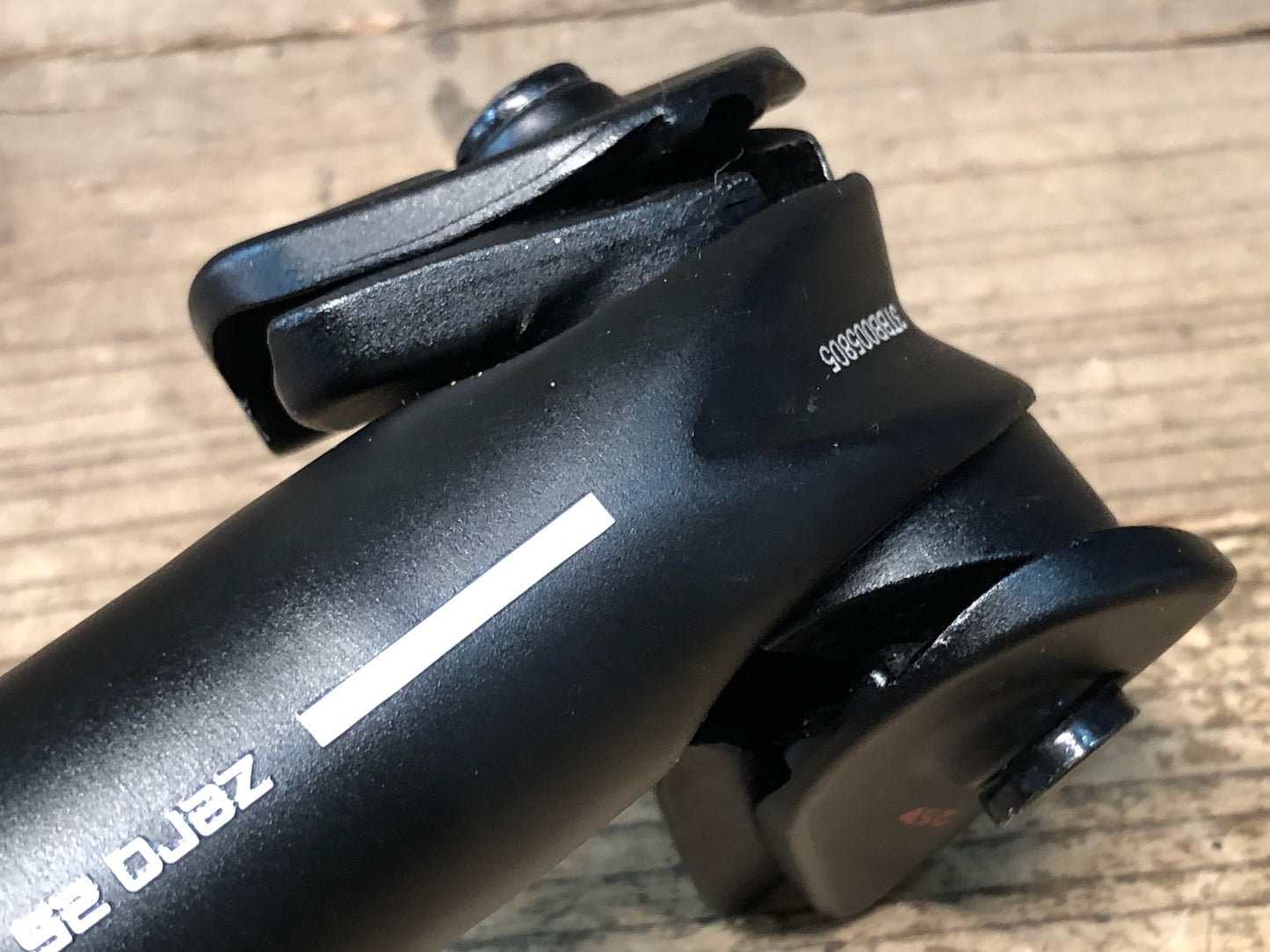 JA786 3T ZERO 25 Pro アルミ シートポスト 黒 350mm Φ27.2 SB25mm
