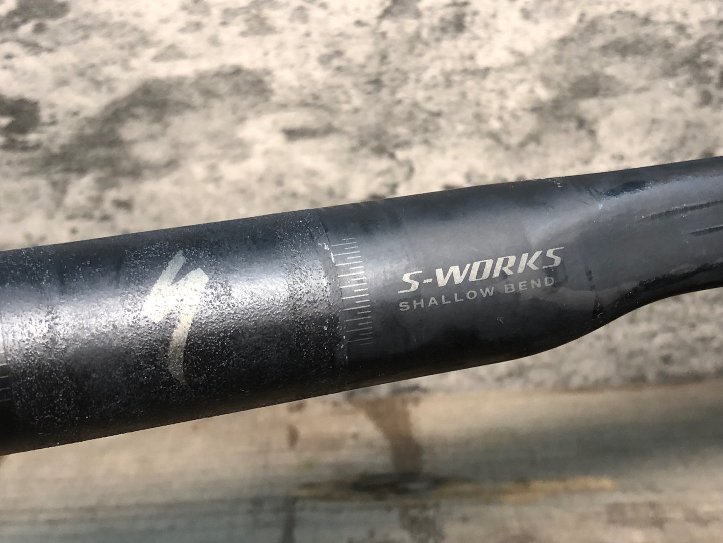IV273 スペシャライズド SPECIALIZED S-WORKS シャロ―ベント SHALLOW BEND カーボンドロップハンドル Φ31.8 エンドC-C400mm