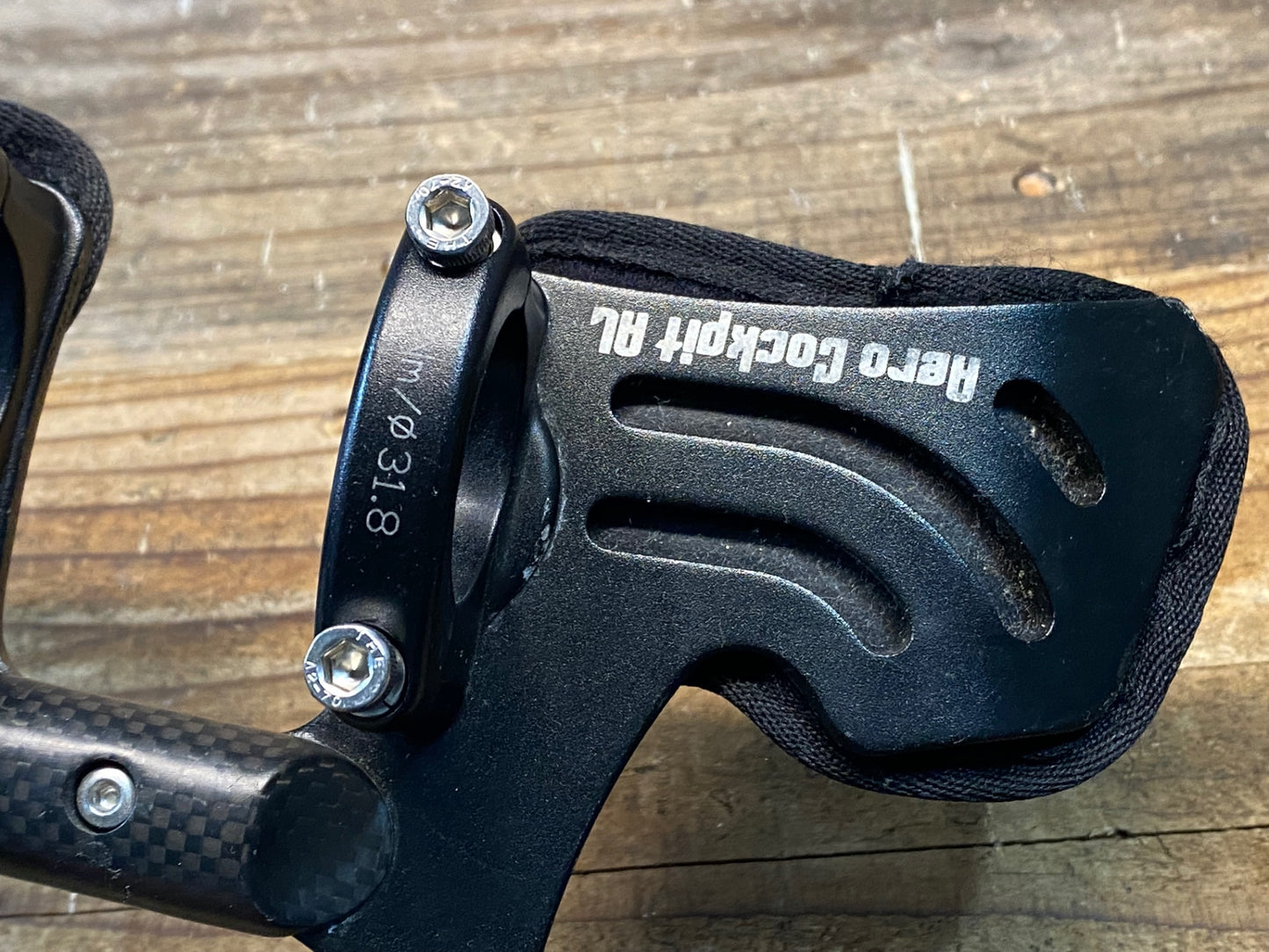 IP177 コントロールテック CONTROL TECH Aero Cockpit AL DHバー Φ31.8 ※クラックの疑いあり