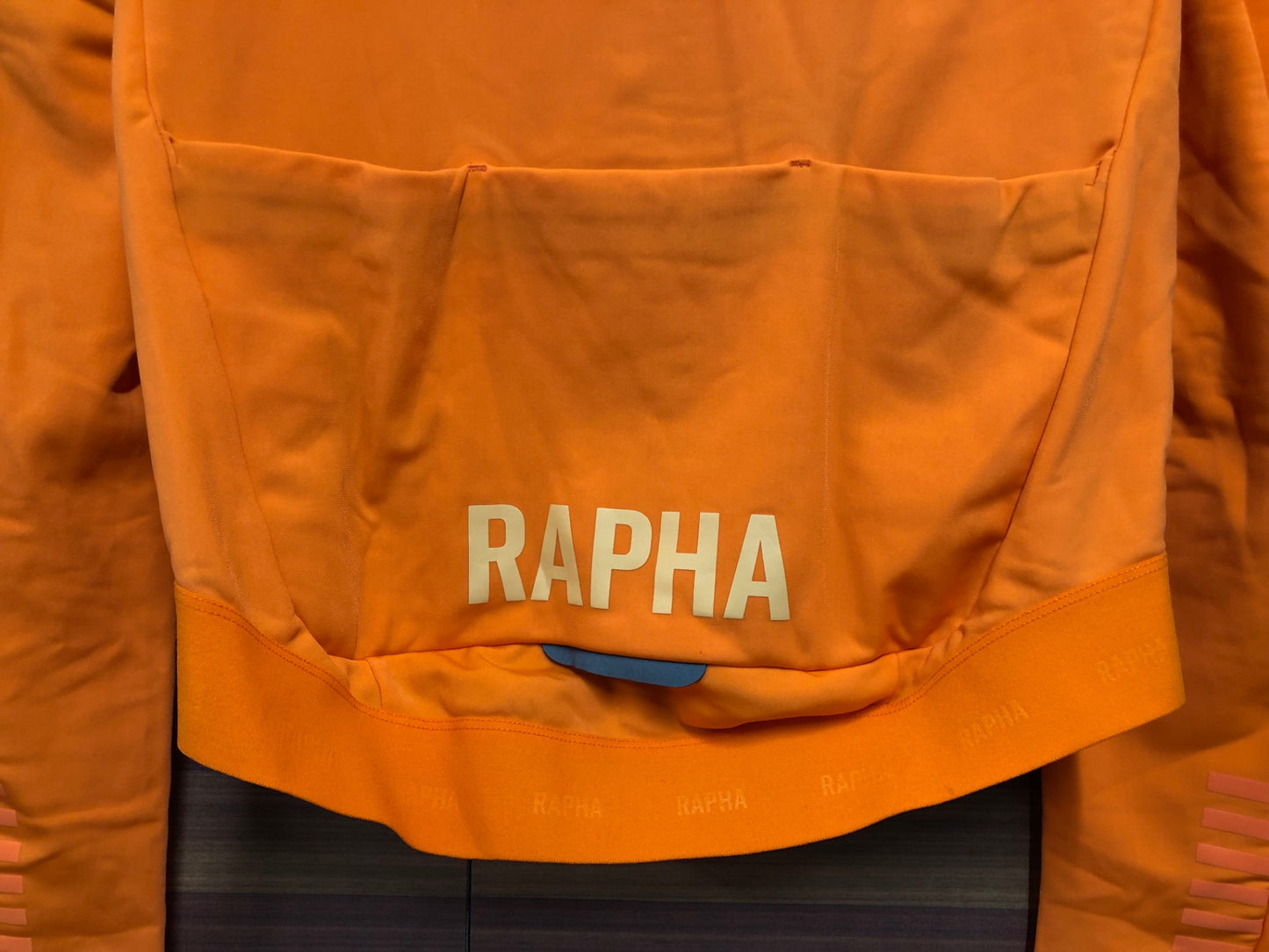 IP244 ラファ Rapha PRO TEAM WINTER JACKET 長袖 サイクルジャケット オレンジ S 裏起毛