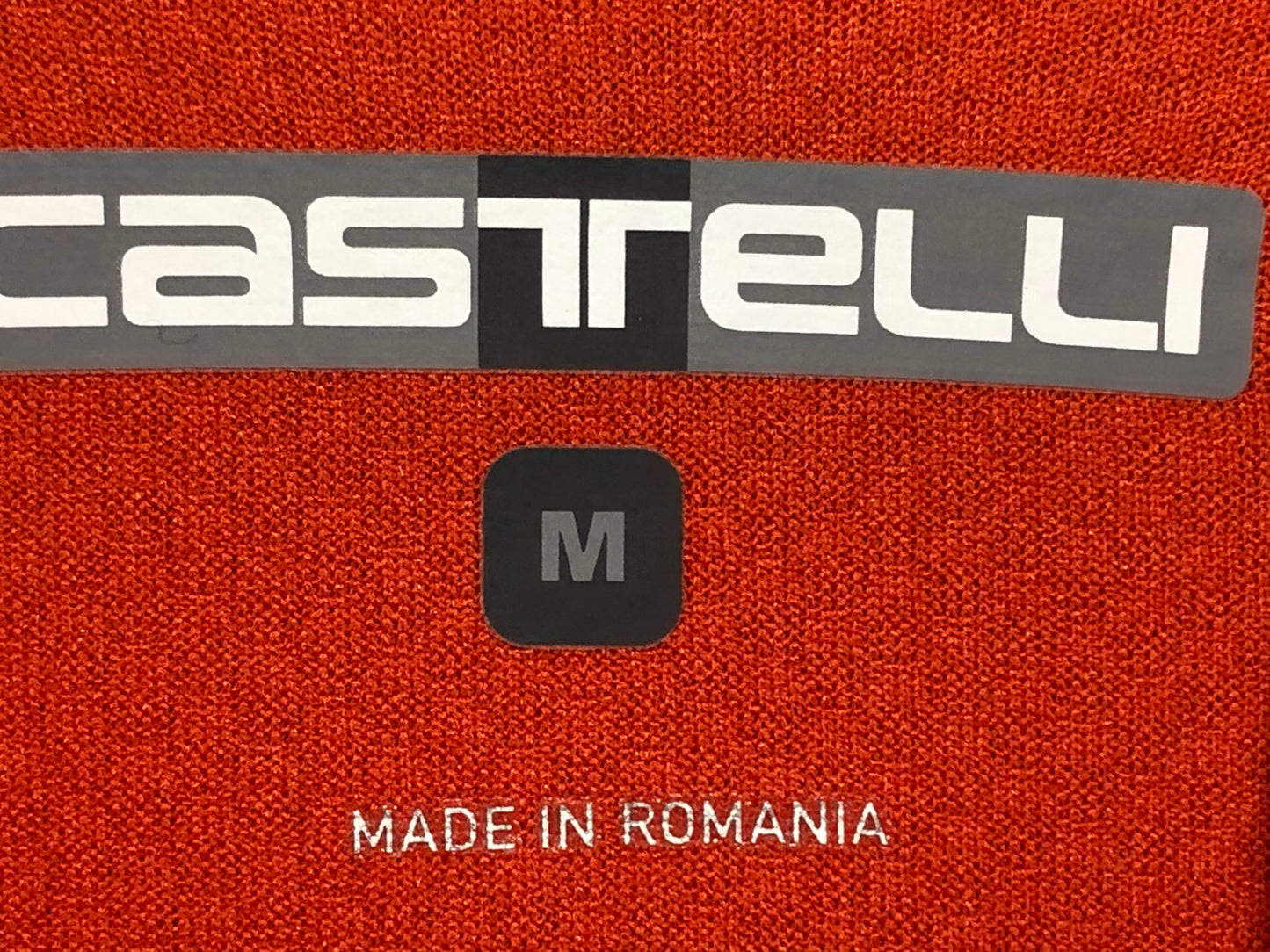 IP349 カステリ CASTELLI 半袖 サイクルジャージ オレンジ M