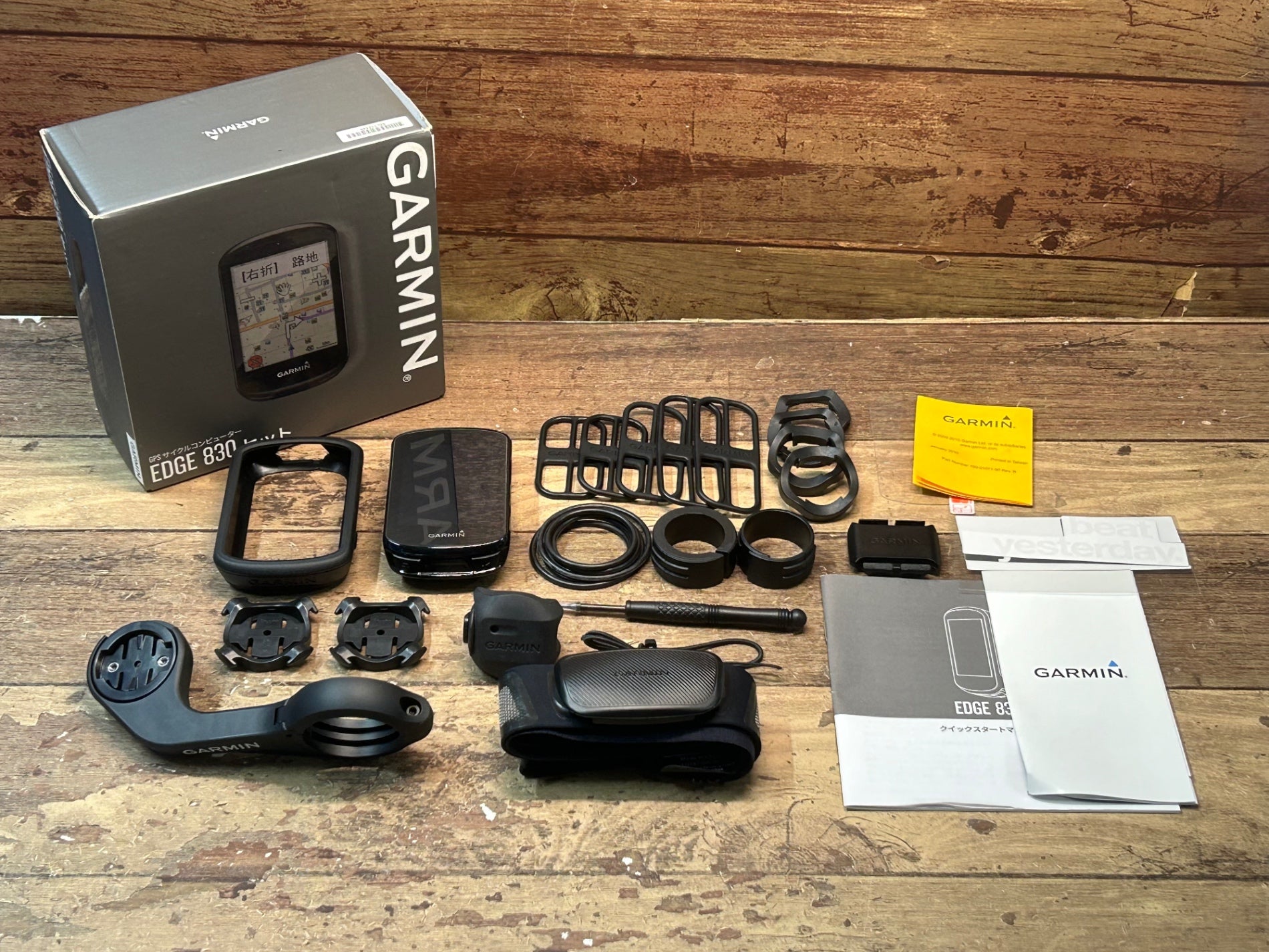 IH234 ガーミン GARMIN EDGE830 センサーセット ケイデンス、スピード、ハートレートセンサー