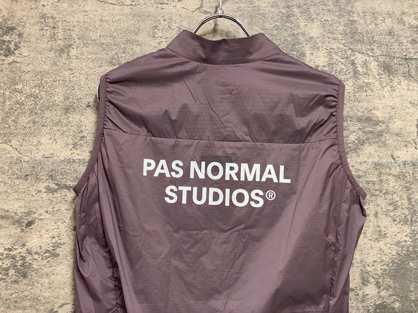 JD964 パスノーマルスタジオ PAS NORMAL STUDIOS Essential ジレ サイクルベスト 薄紫 M 裏起毛