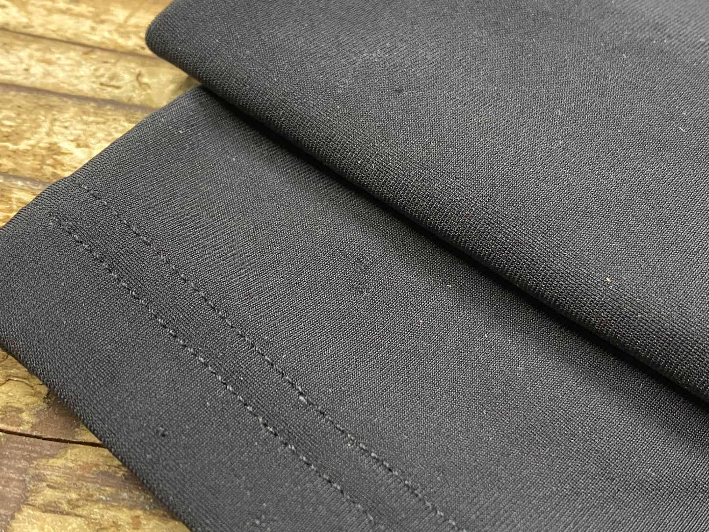 IW113 dhb レッグウォーマー 黒 S 裏起毛