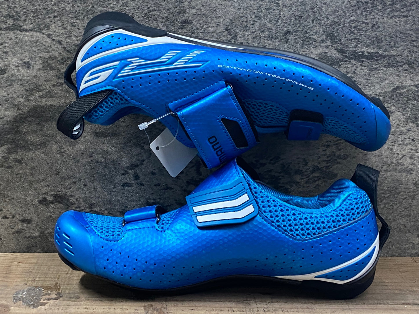 IP485 シマノ SHIMANO TR9 SH-TR900 ビンディングシューズ 青 EU39 SPD-SL ※新品未使用