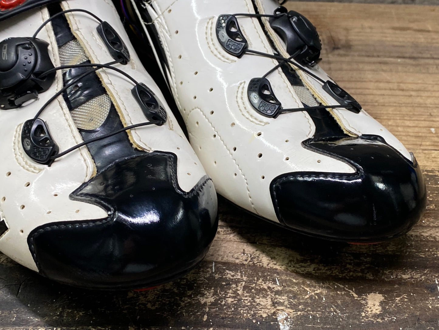 JC294 シディ SIDI Vernice Limited EDITION ビンディングシューズ EU43 白黒