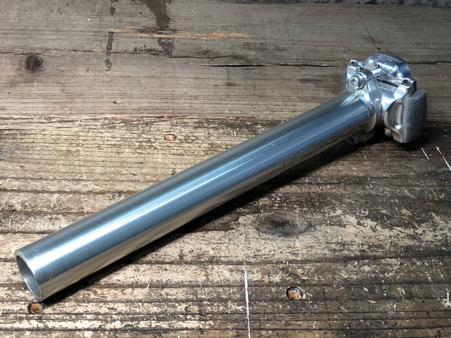 IZ481 トムソン THOMSON Elite アルミ シートポスト 250mm Φ27.2 SB0mm シルバー 未使用