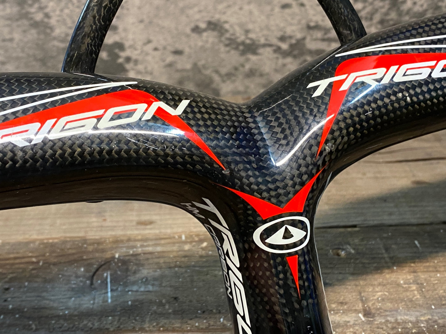 IP174 トライゴン TRIGON HM CARBON カーボン ドロップハンドル ステム一体型 エンド外-外440mm 110mm OS