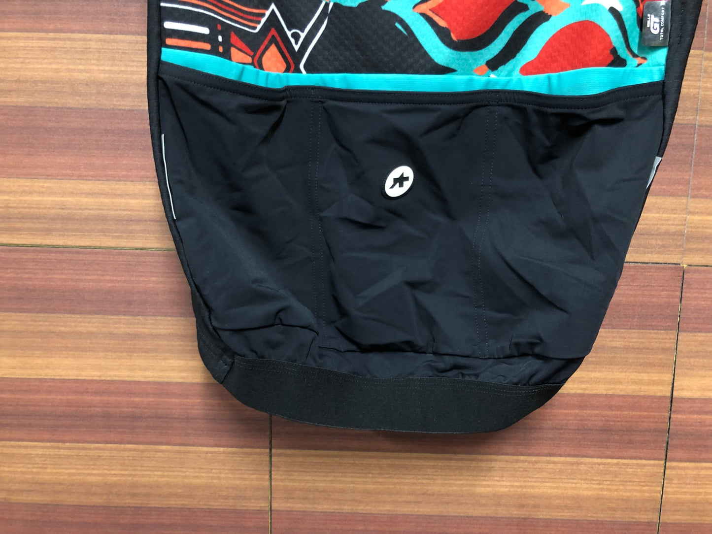 IL611 アソス Assos MILLE GT SS BCL 半袖 サイクルジャージ 黒 総柄 XS