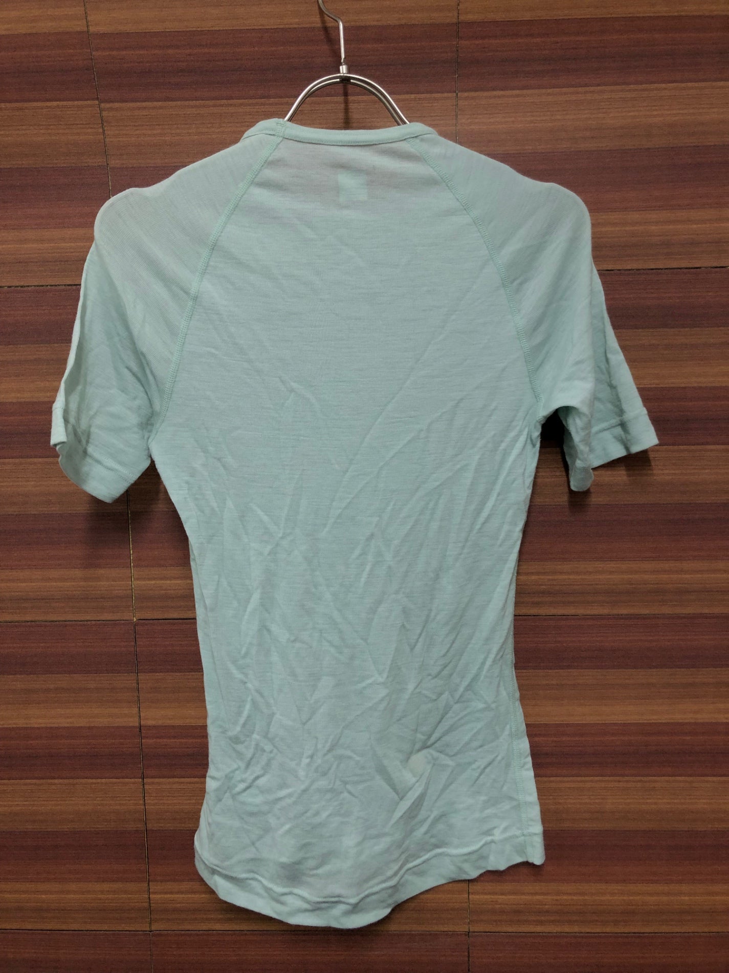 IP242 ラファ Rapha MERINO BASE LAYER - SHORT SLEEVE 半袖 べースレイヤー 薄緑 XS