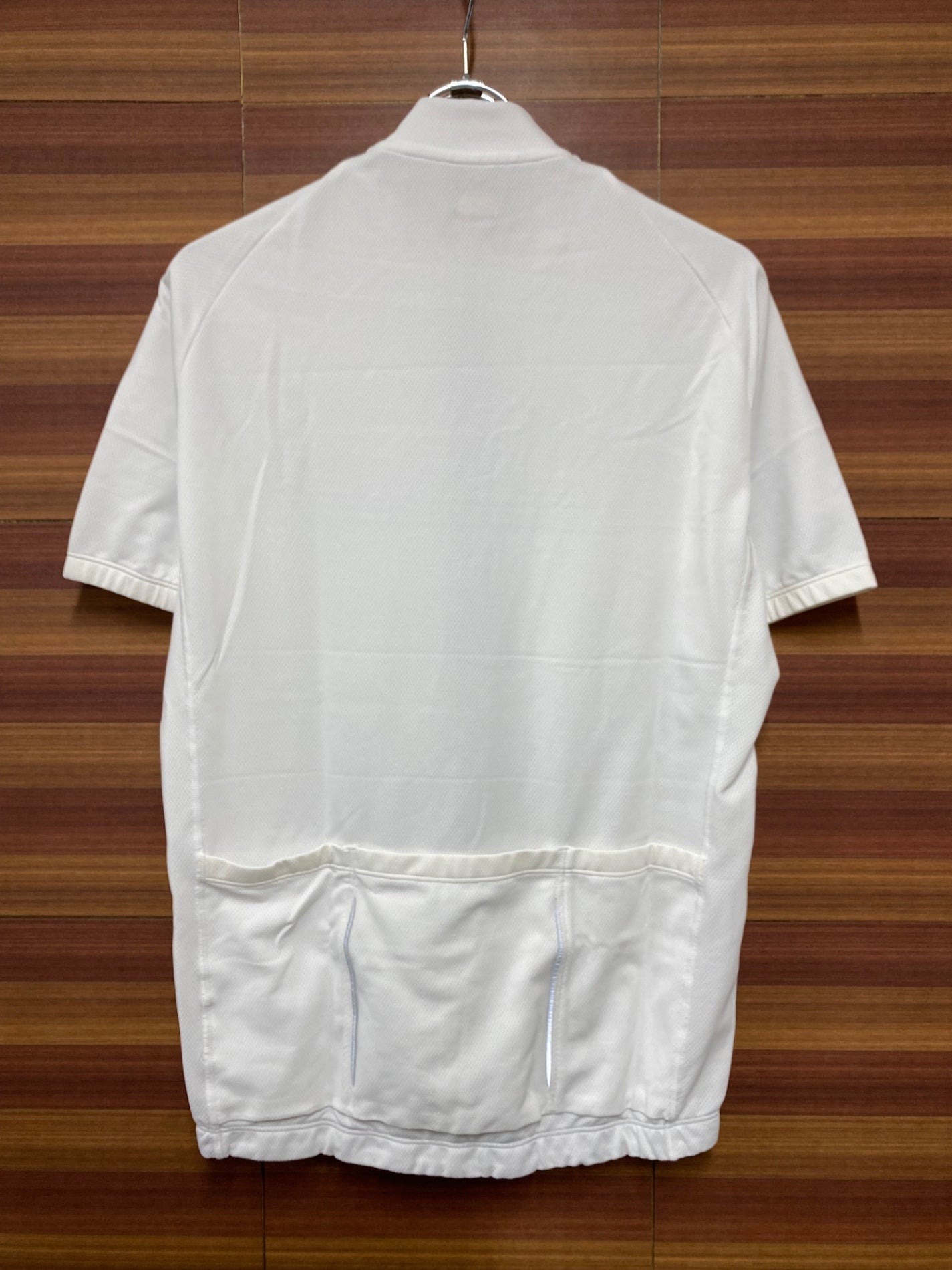 II794 ルコックスポルティフ le coq sportif サイクルジャージ 半袖 白 Oサイズ