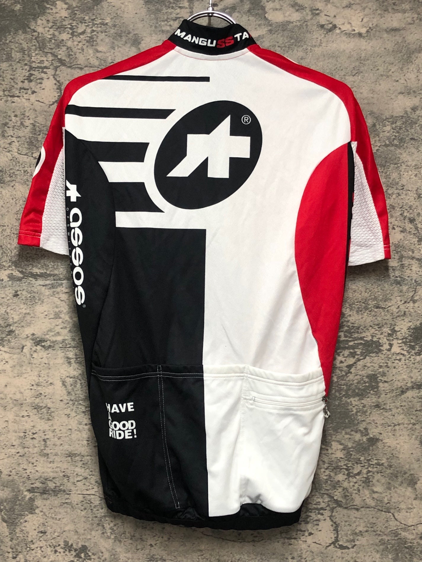 IW801 アソス Assos 半袖サイクルウェア 赤 Sサイズ