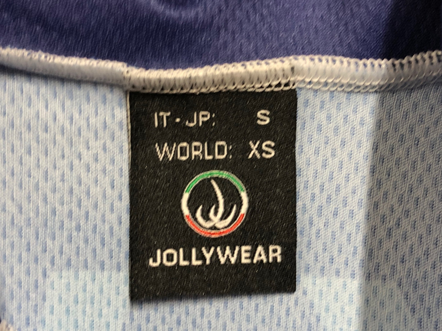IX668 ジョリーウェア JOLLYWEAR 半袖サイクルジャージ 青 S