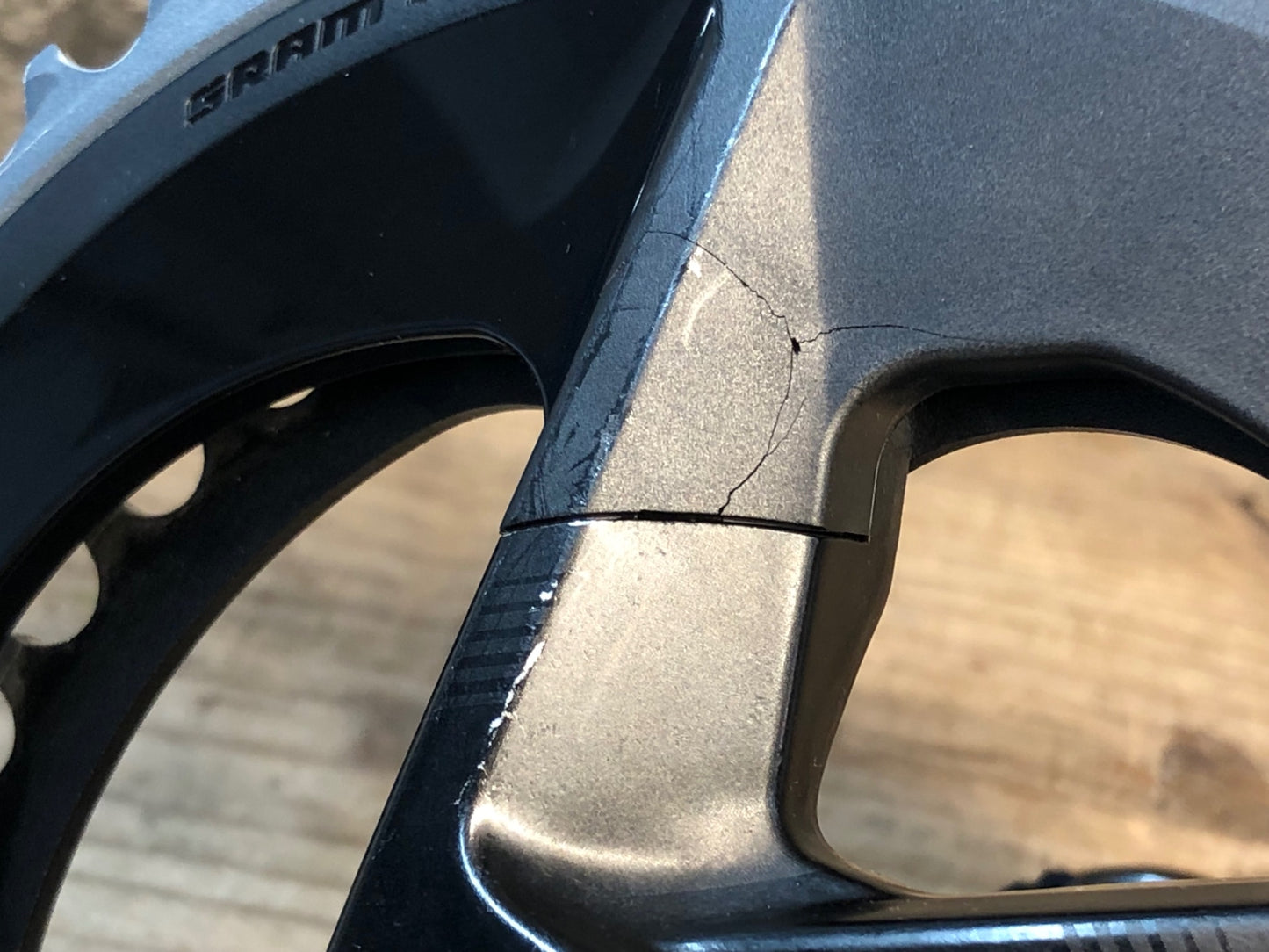 JB614 スラム SRAM ライバル RIVAL QUARQ パワーメーター クランクセット dub 48/35T 12S 170mm 接続確認済 ※チェーンリングジャンク