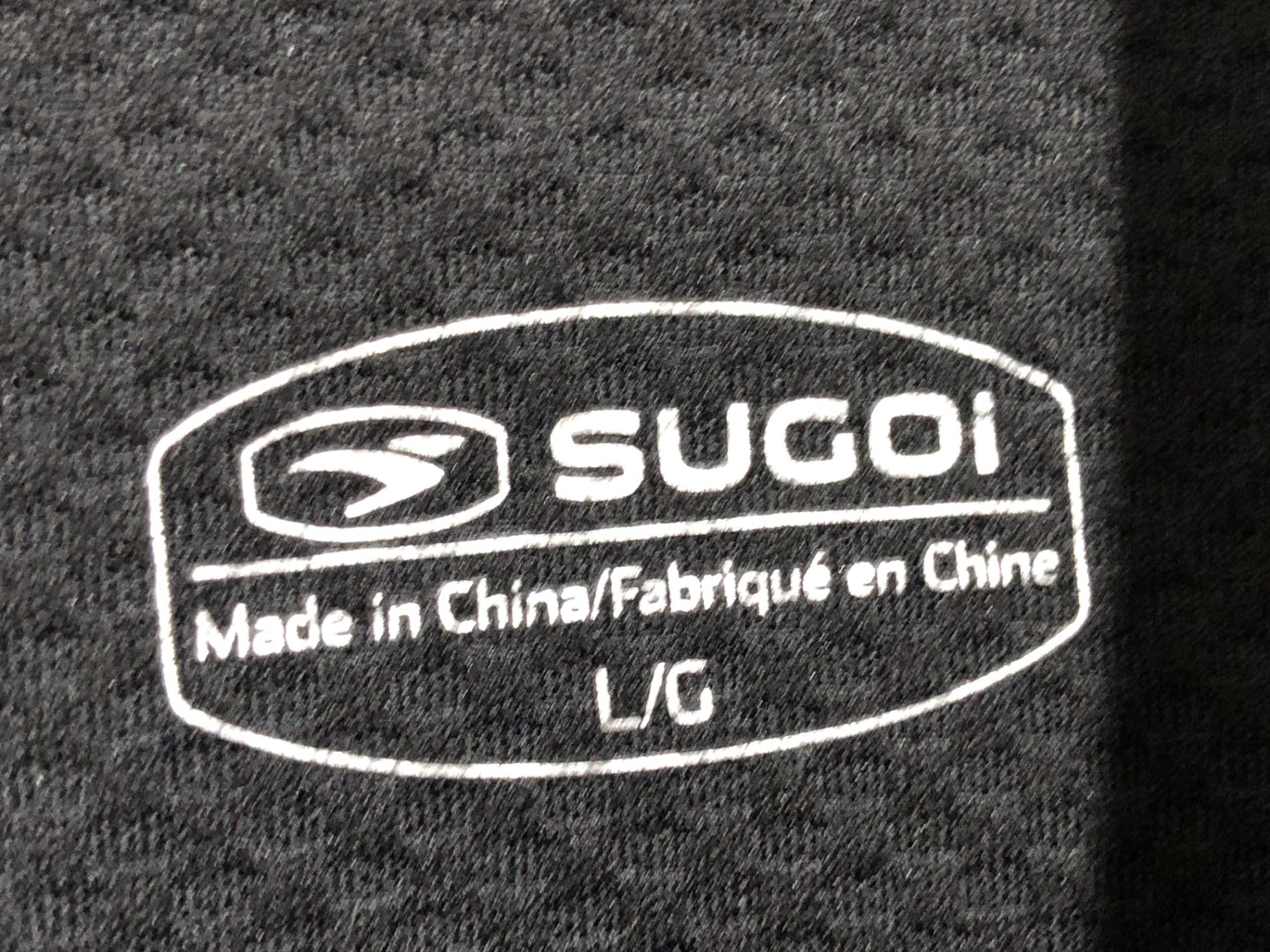 IP660 スゴイ SUGOI 長袖 サイクルジャージ 裏起毛 黒 Lサイズ