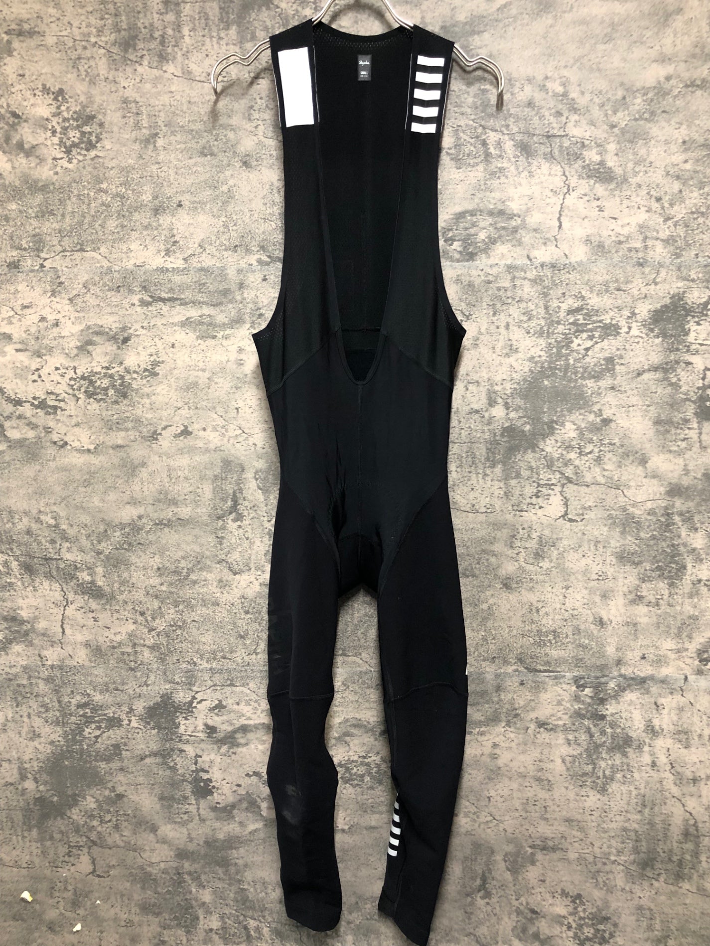 JC251 ラファ Rapha PRO TEAM WINTER TIGHTS WITH PAD ビブタイツ 黒 S 裏起毛