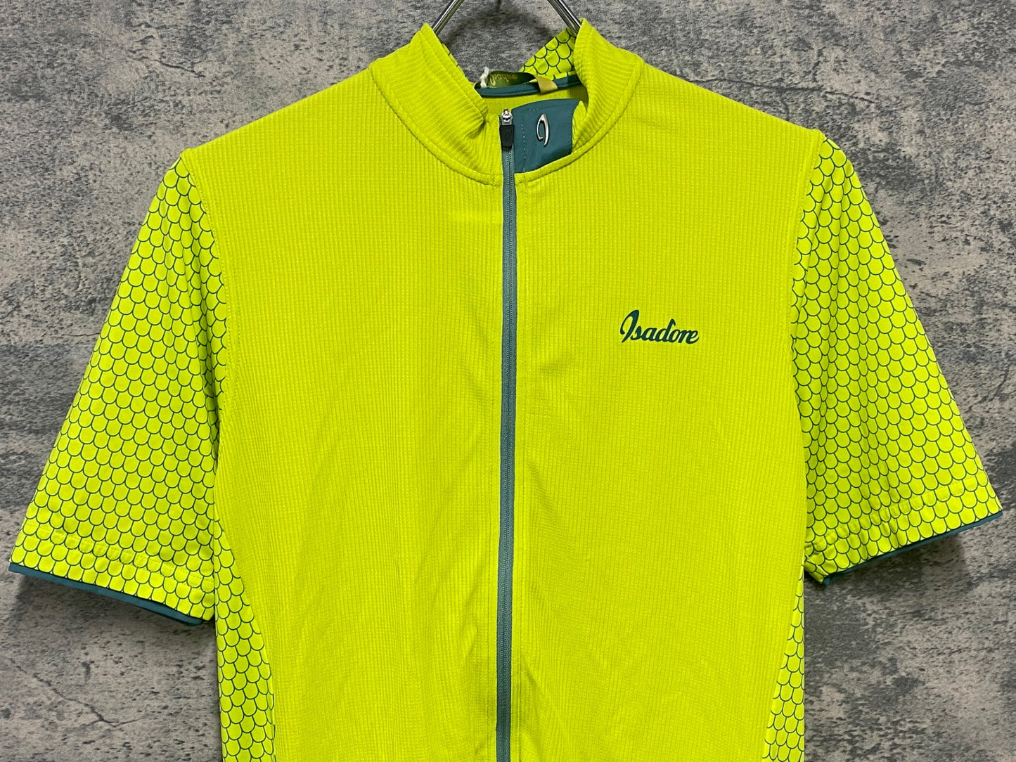 IY442 イザドア Isadore CLIMBERS JERSEY 半袖 サイクルジャージ グリーン L