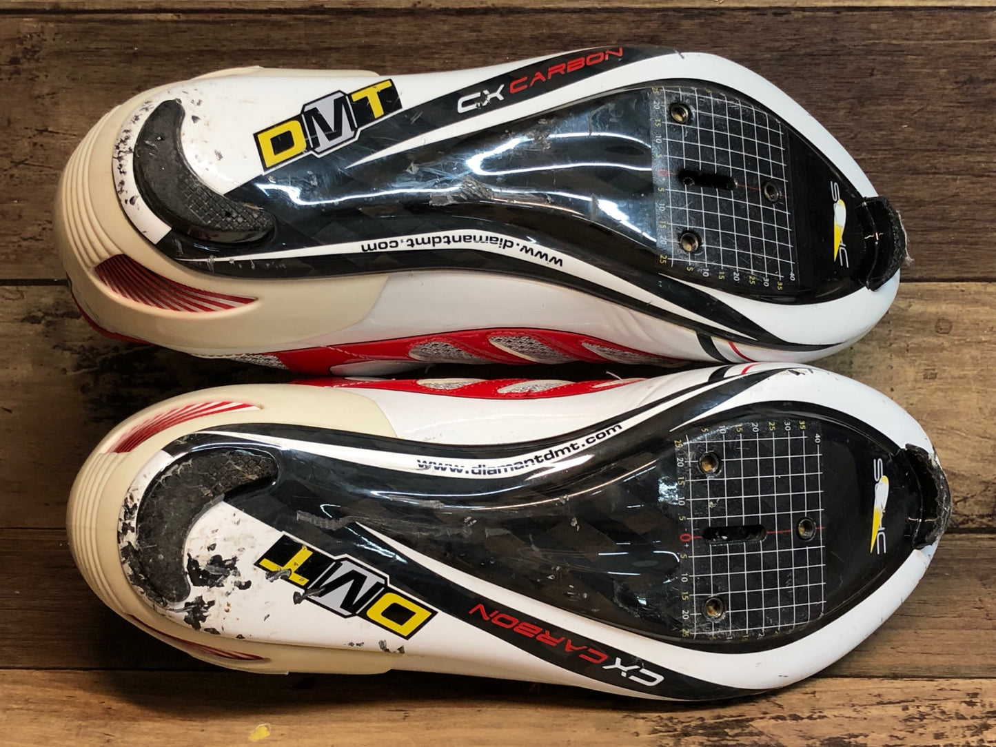 IP865 DMT CX CARBON ビンディングシューズ SPD-SL 白 EU39 ※日焼け有