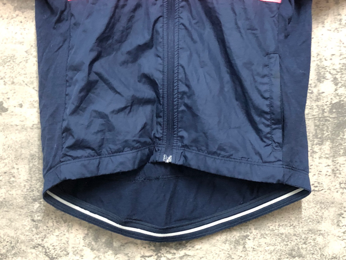 IX937 ラファ Rapha MEN'S WINDBLOCK BREVET JERSEY 半袖サイクルジャージ 紺 S