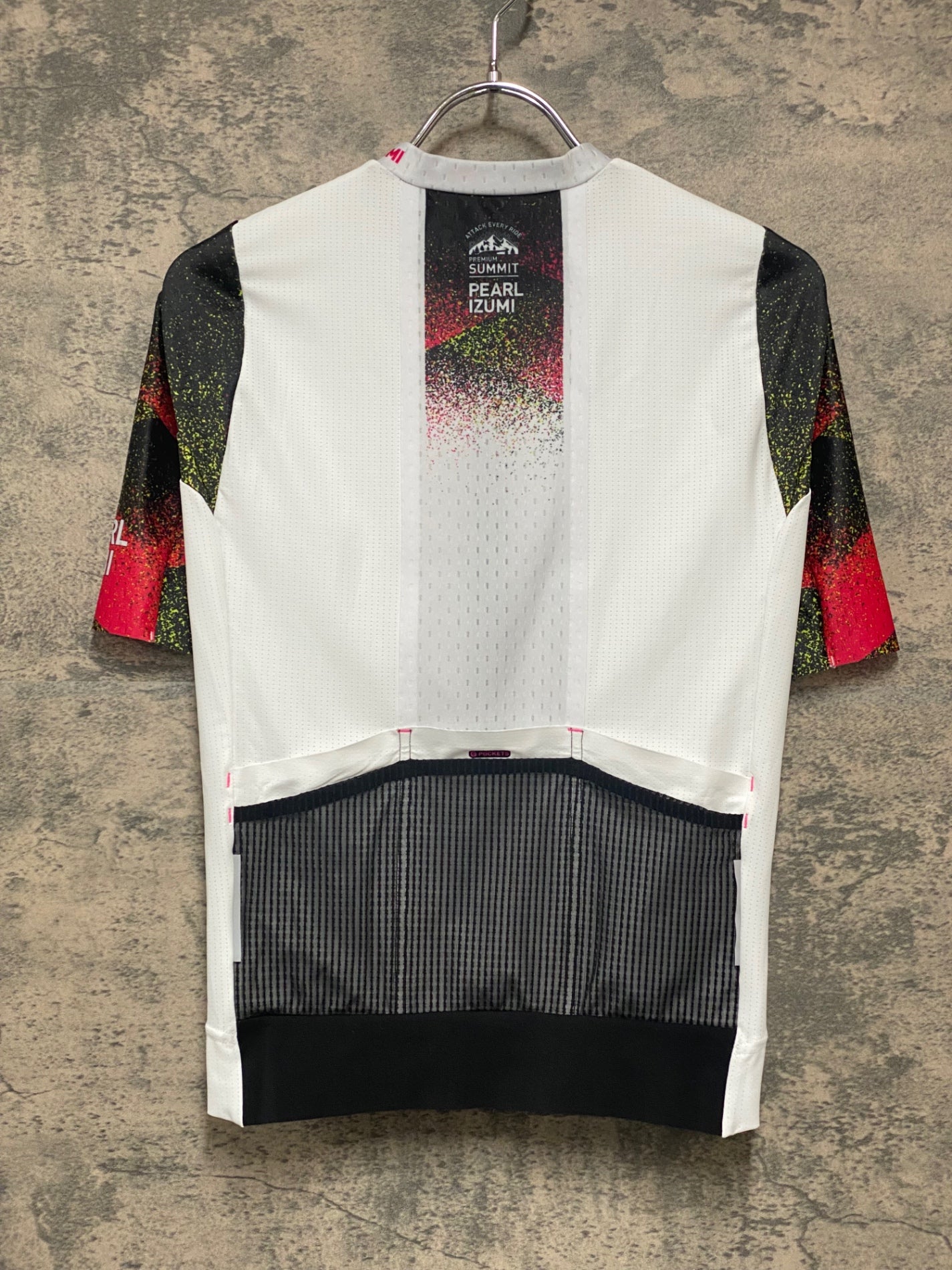 IZ952 パールイズミ PEARL iZUMi プレミアムサミット PREMIUM SUMMIT 半袖 サイクルジャージ 白 S