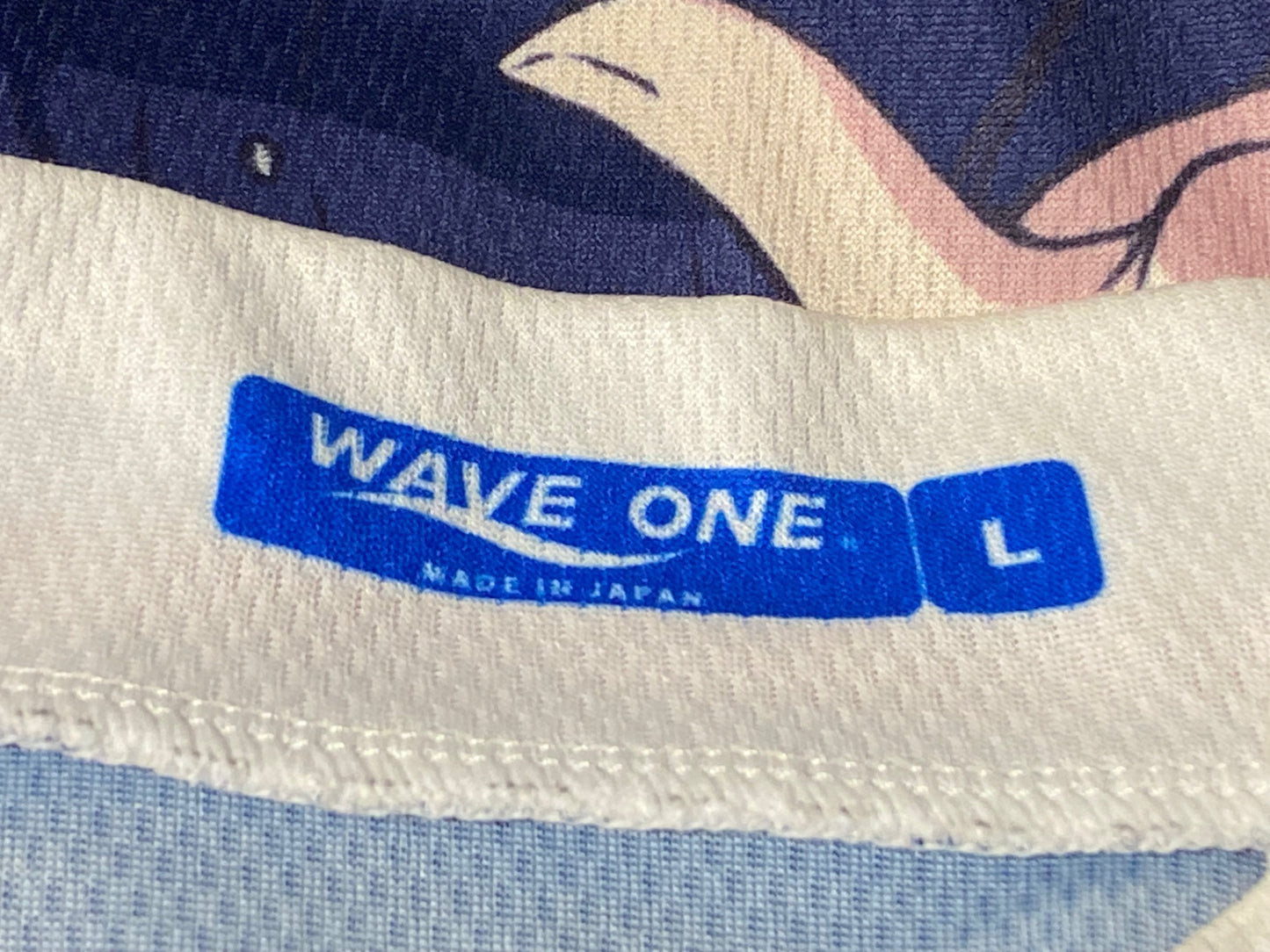 IQ944 ウェイブワン WAVE ONE 半袖サイクルジャージ 青 L ガールズ&パンツァー