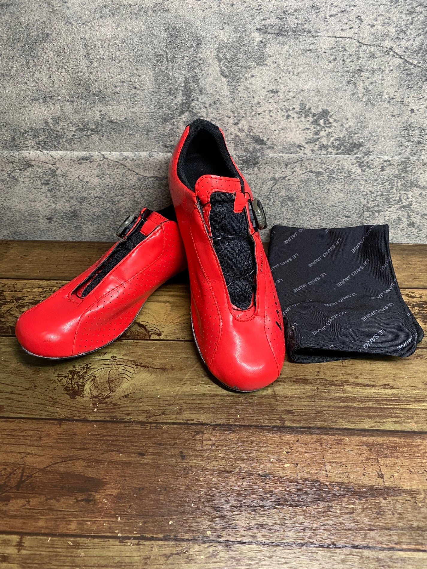 LAKE CX301 レッド シューズ　サイズUS9.75 EU42.5 LAKEシューズ CX-301
