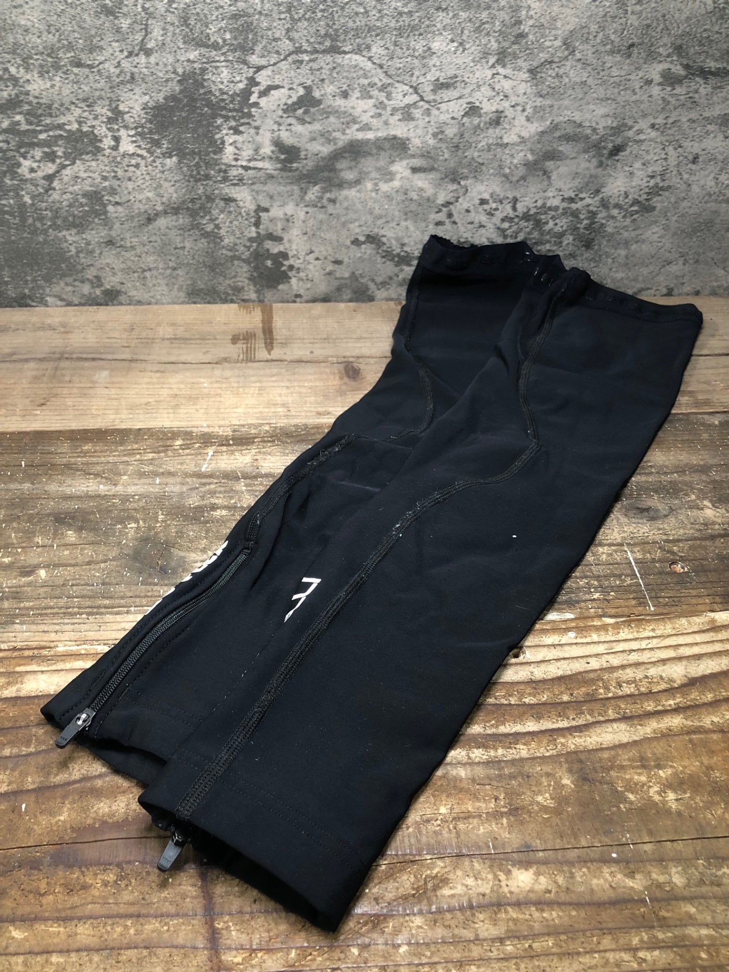IW442 カステリ CASTELLI レッグウォーマー 黒 S NANO FLEX ※擦れ大